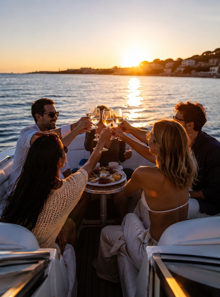 Espaço amplo e cuidado a bordo do Sea Ray 250 SLX